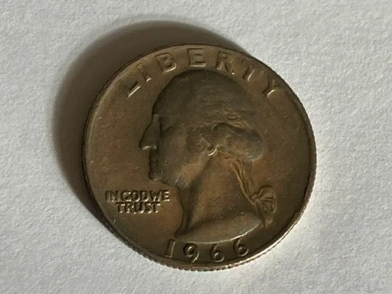 Billede 1 - Quarter Dollar 1966 USA