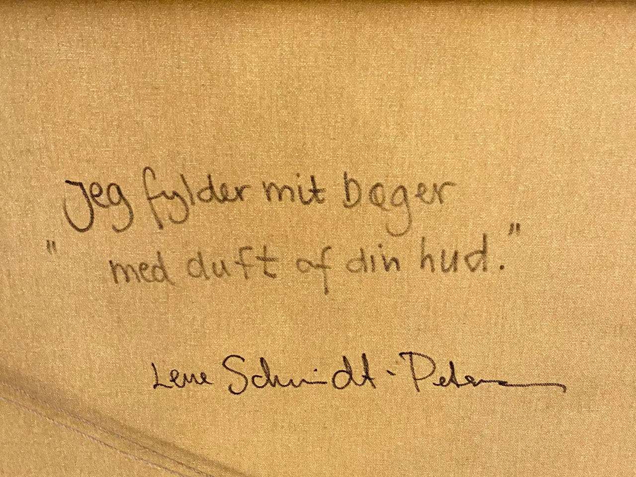 Billede 4 - Lene Schmidt-Petersen - 'Jeg fylder mit bæger....'