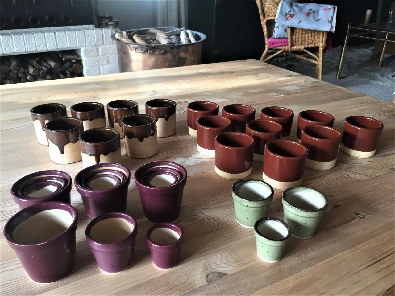 Billede 1 - Keramik mini urtepotteskjulere