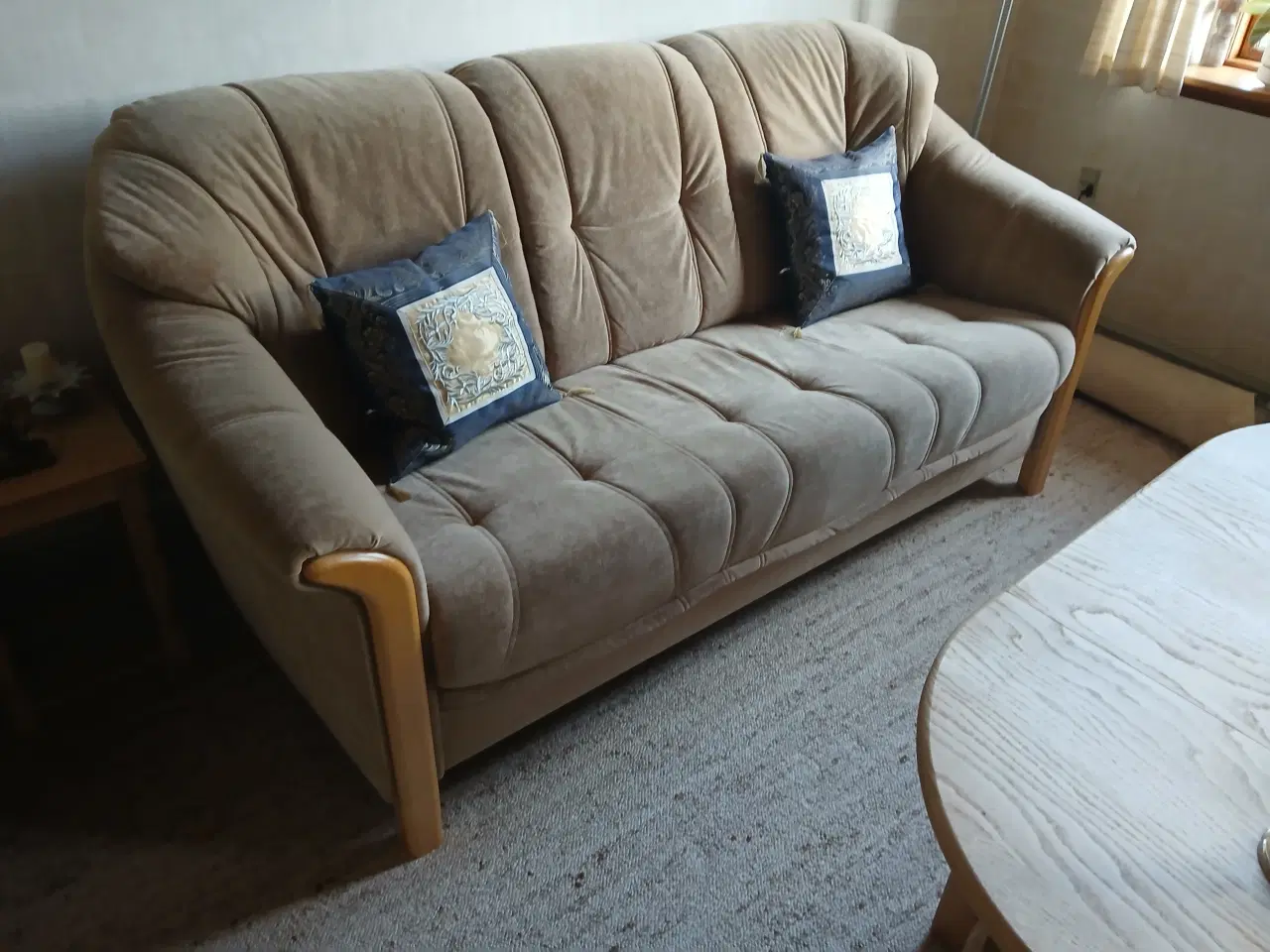 Billede 1 - Sofa og to Lænestole med Stof
