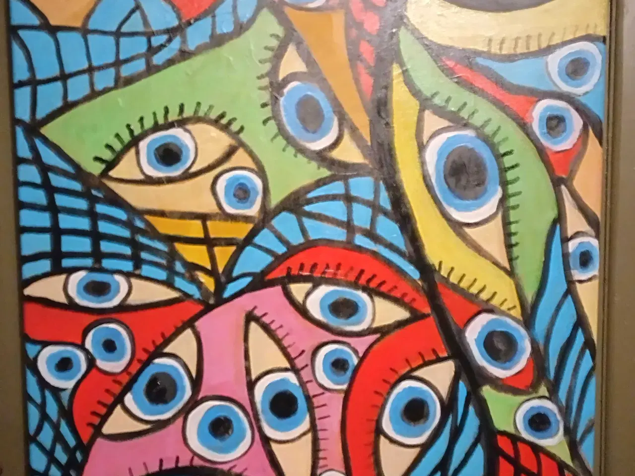 Billede 1 - Abstrakt Akryl maleri