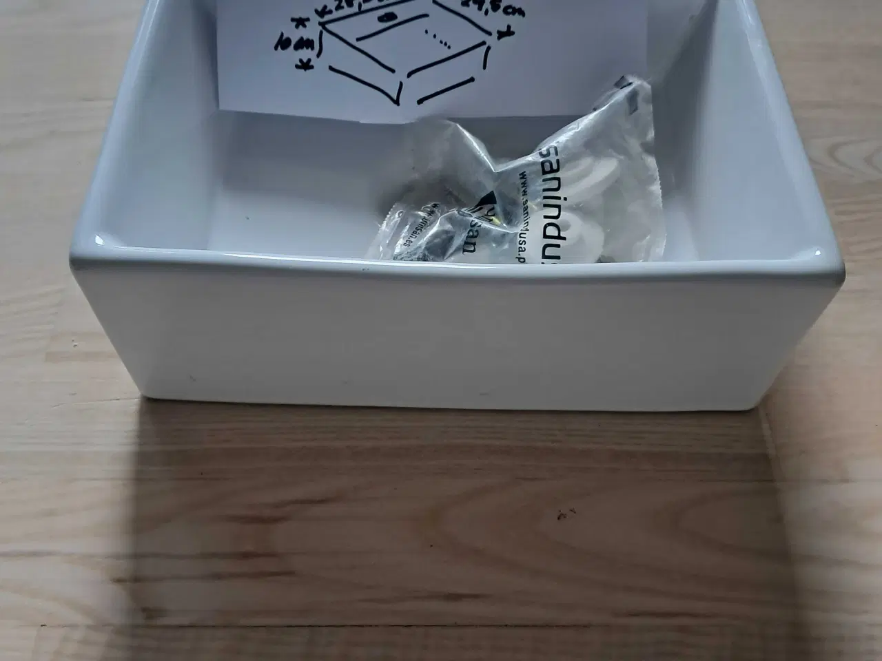 Billede 1 - Fin porcelæn håndvask, Sanindusa