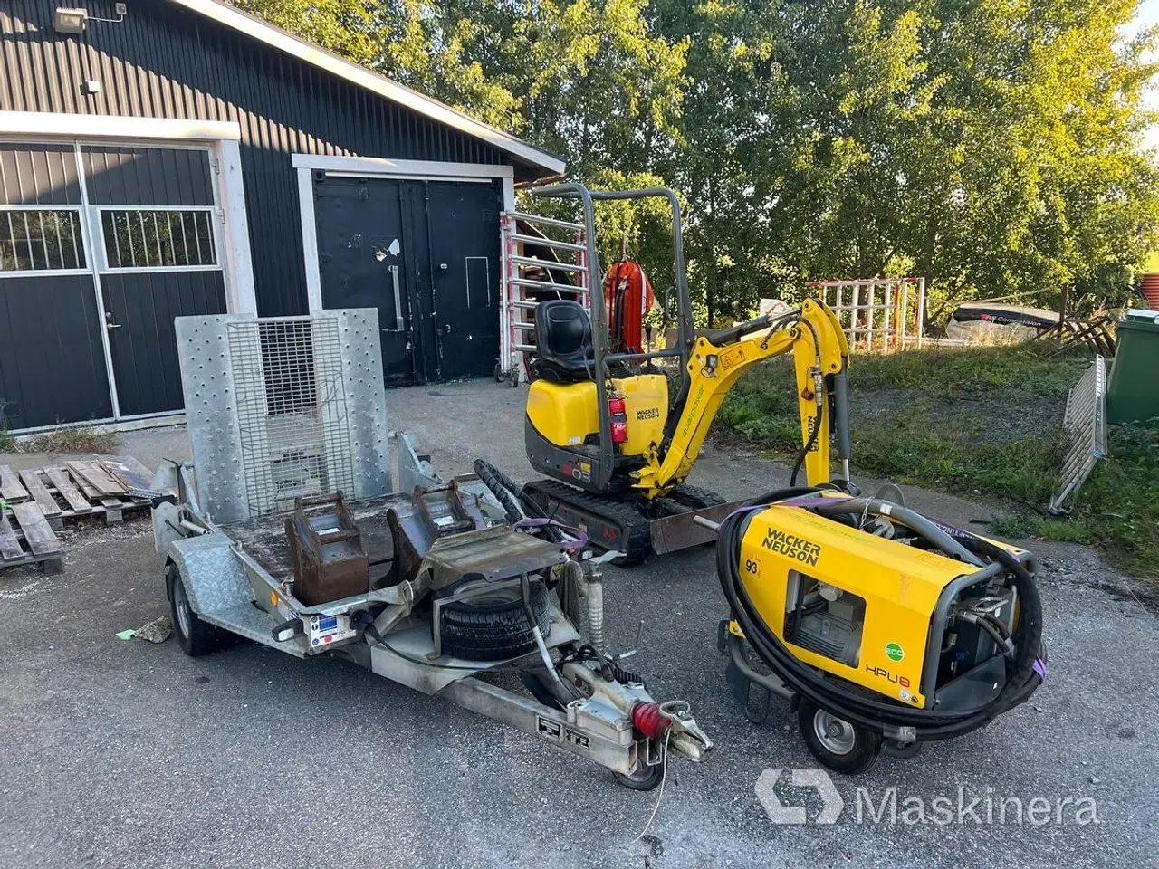 Billede 1 - Minigrävare Wacker Neuson 803 med tillbehör