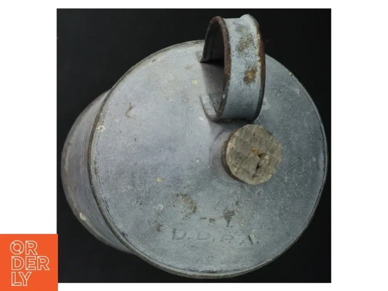 Billede 4 - Gammel zink mælkekande fra Ddpa (str. 41 cm)