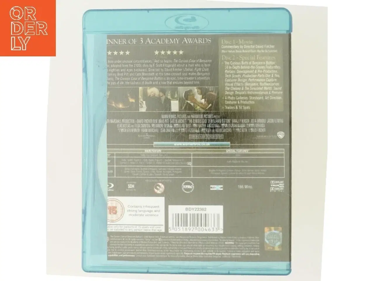Billede 3 - The Curious Case of Benjamin B med Brad Pitt (bluray / blu-ray)