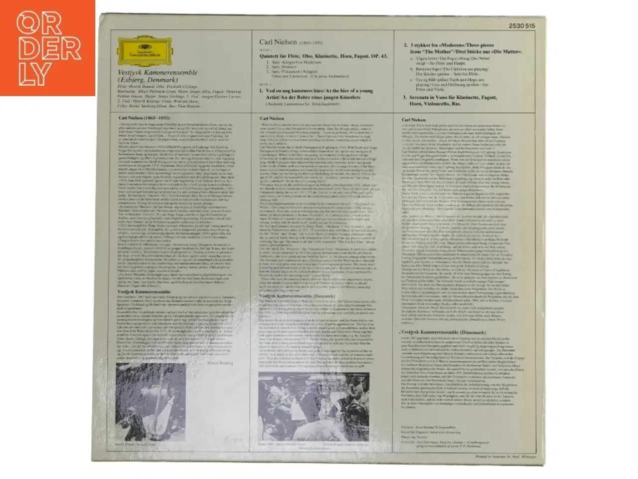 Billede 3 - Carl Nielsen LP - Vestjysk Kammerensemble