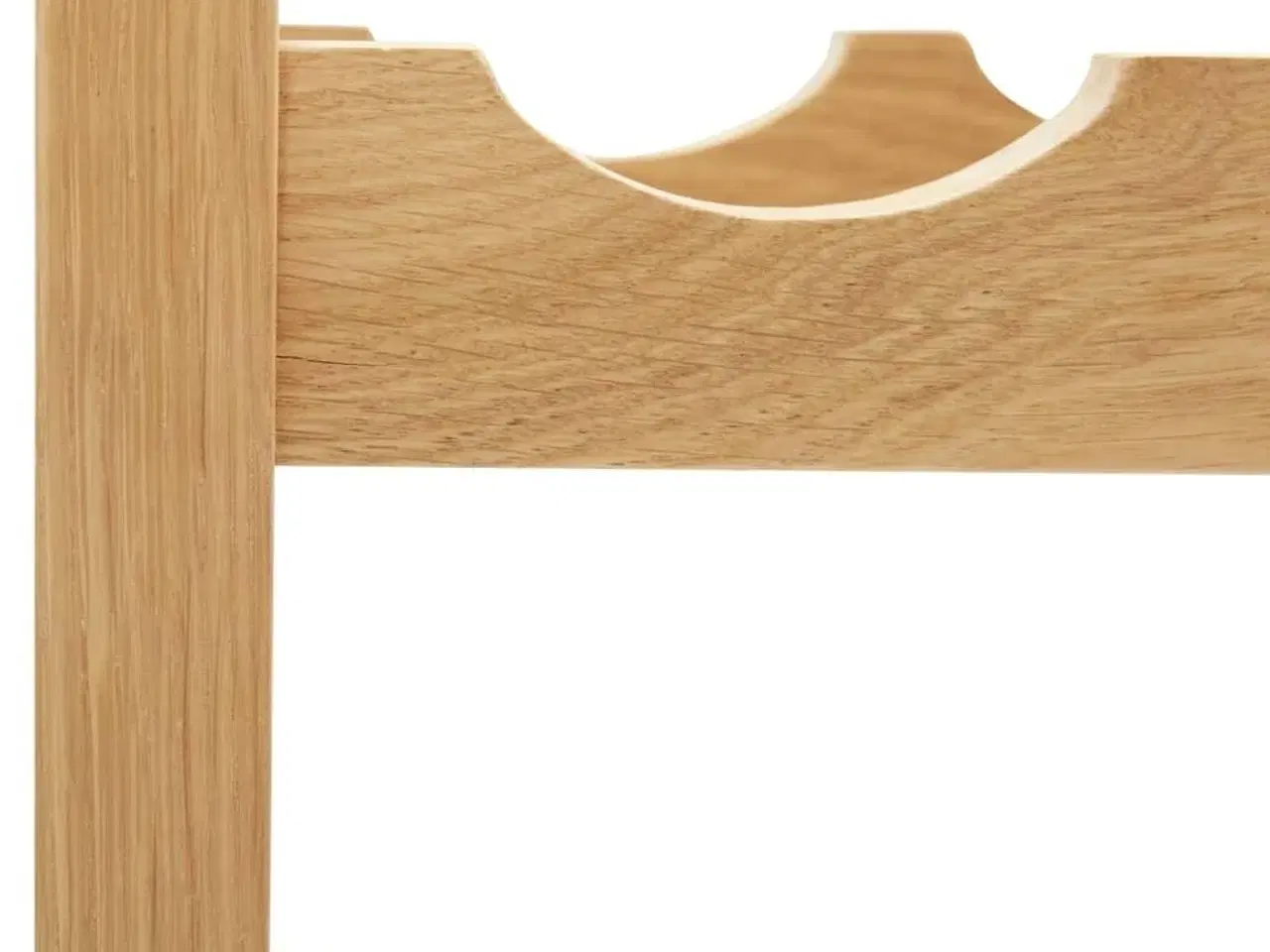 Billede 4 - Vinreol til 12 flasker 47x21x36 cm massivt egetræ