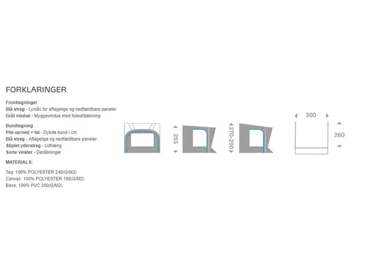 Billede 6 - Ventura Vivo High. Vulsthøjde på 270-290 cm     Helt nyt lufttelt Vivo High fra Ventura har kun været stillet op for at vise det. Passer kun til ekstra høje vogne.   8000.00 kr