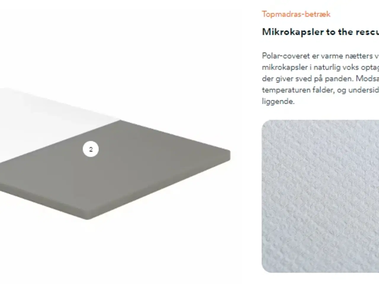 Billede 2 - Topmadras 180x200 Bedre Nætter's Polar