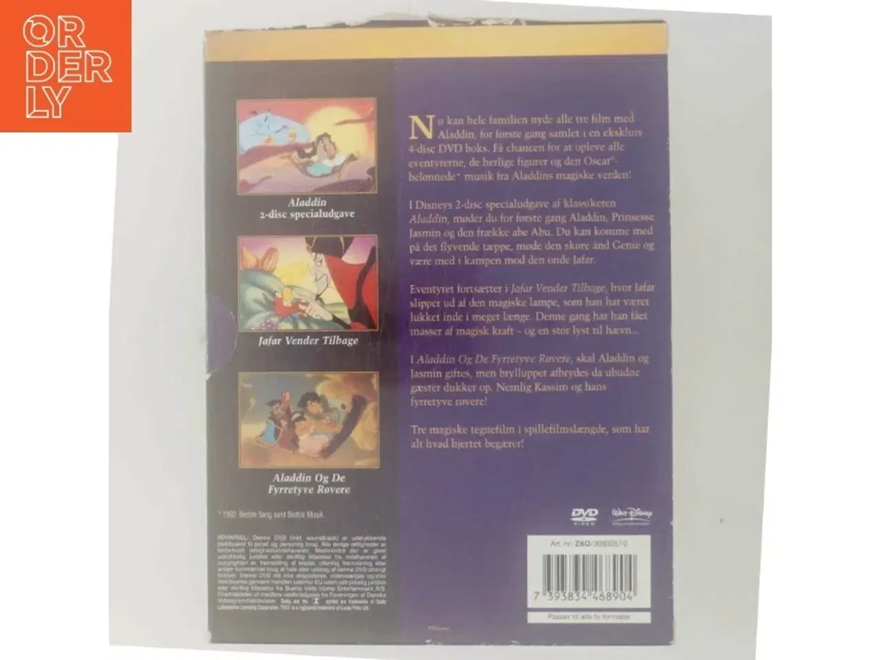 Billede 3 - "Disney" med Aladdin (DVD)