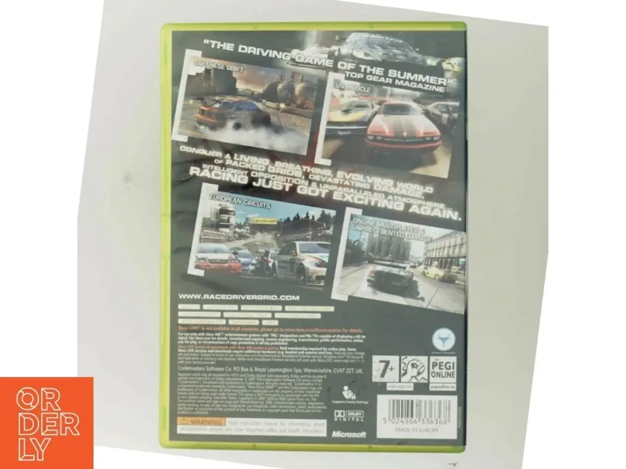 Billede 2 - RaceDriver GRID til Xbox 360 fra Codemasters