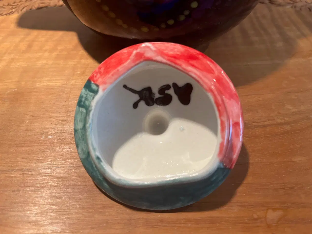 Billede 4 - Unik håndlavet tekande – Signeret ASK