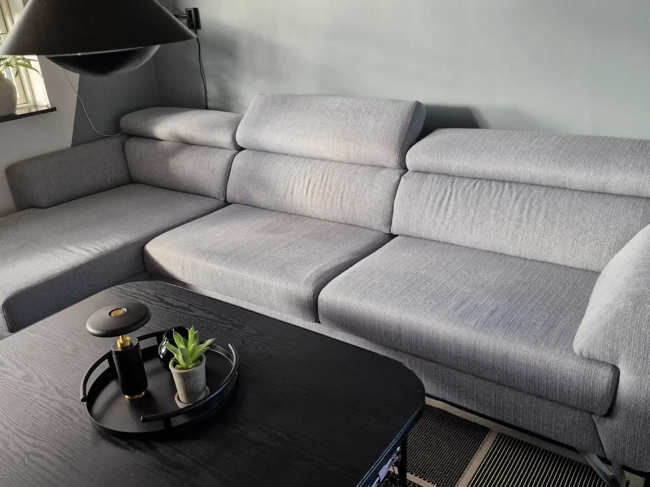 Billede 1 - Pæn sofa med chaiselong 