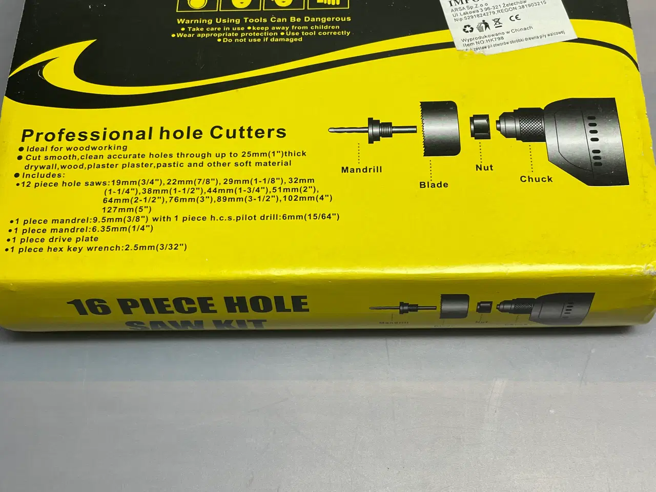 Billede 1 - Hulsav/hulbor 