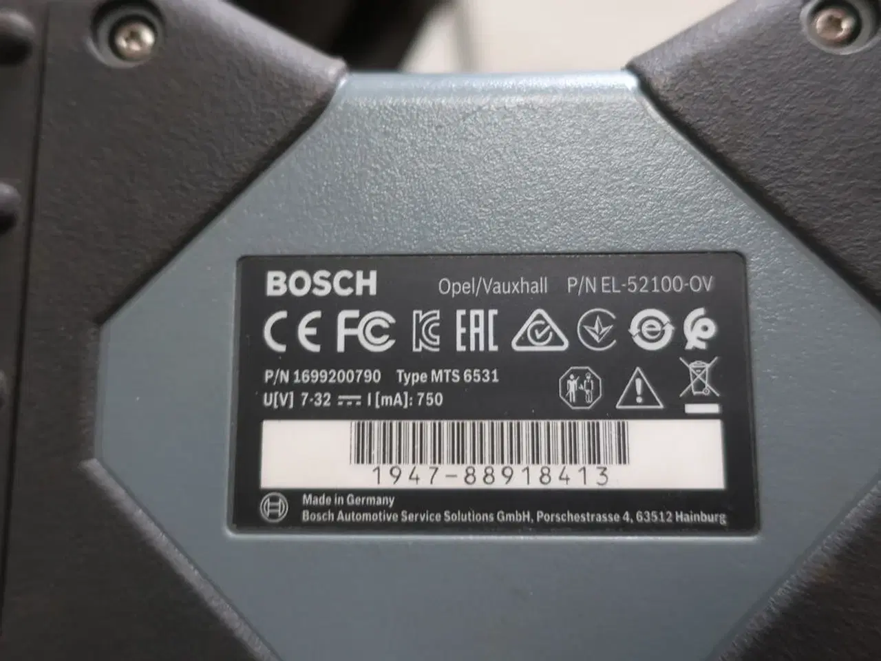 Billede 6 - Diagnosetester BOSCH MTS 6531