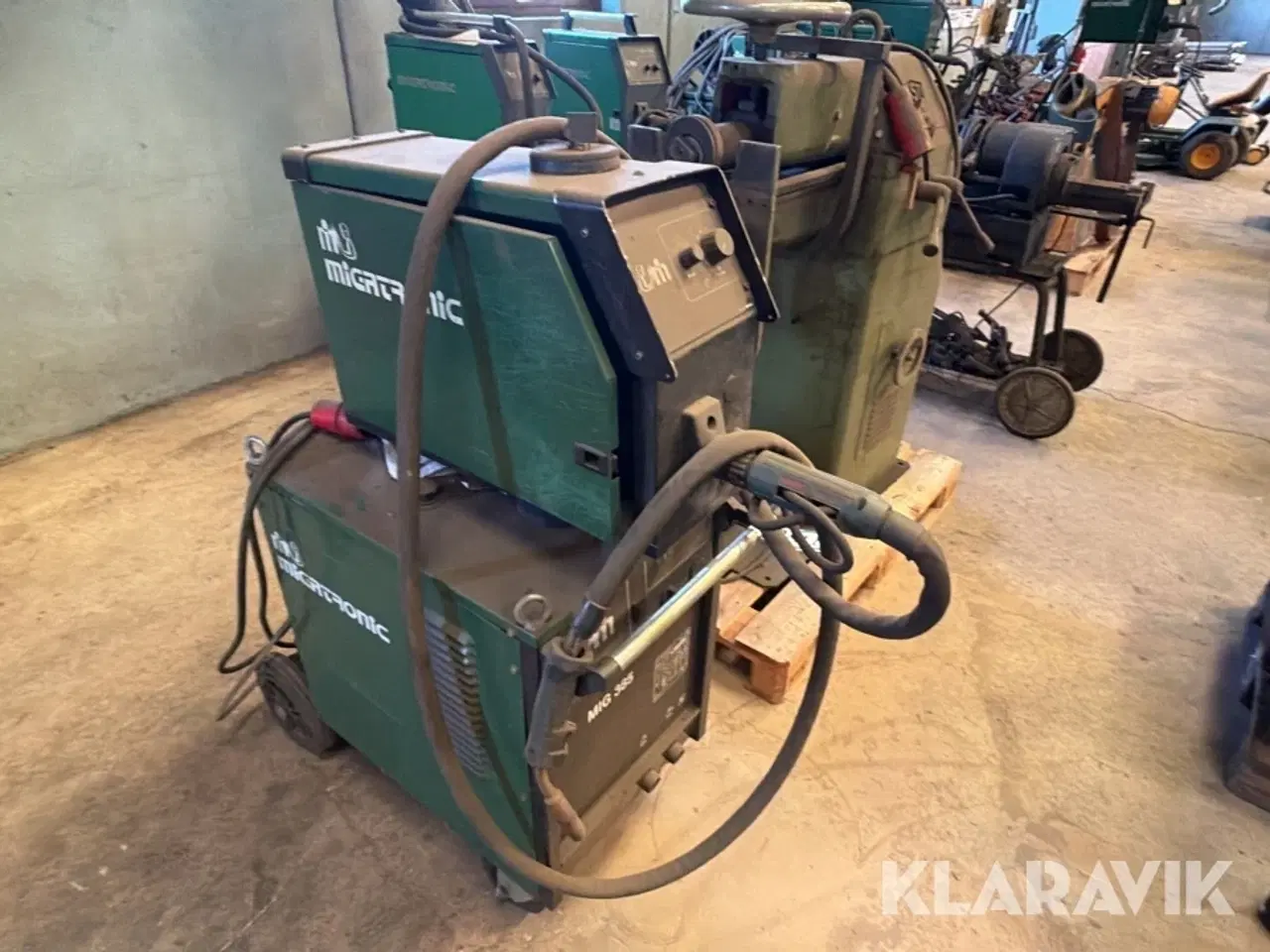Billede 1 - Svejsemaskine Migatronic MIG 385 MK III + MWF 8 trådfremfører 1 styk