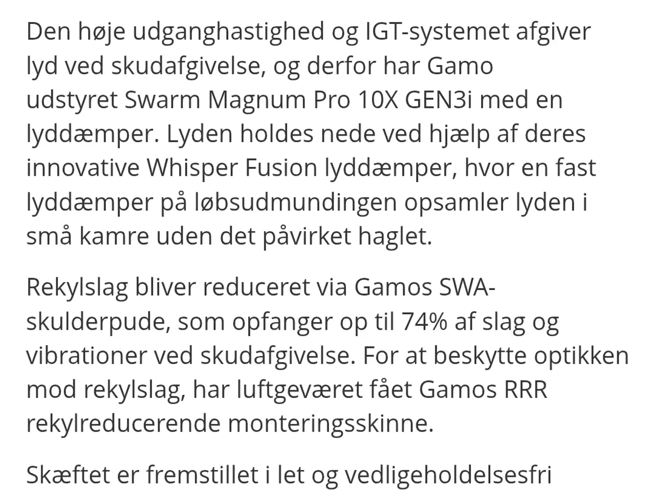 Billede 9 - Gamo Swarm Magnum Pro 10X GEN3i nyt med tilbehør.