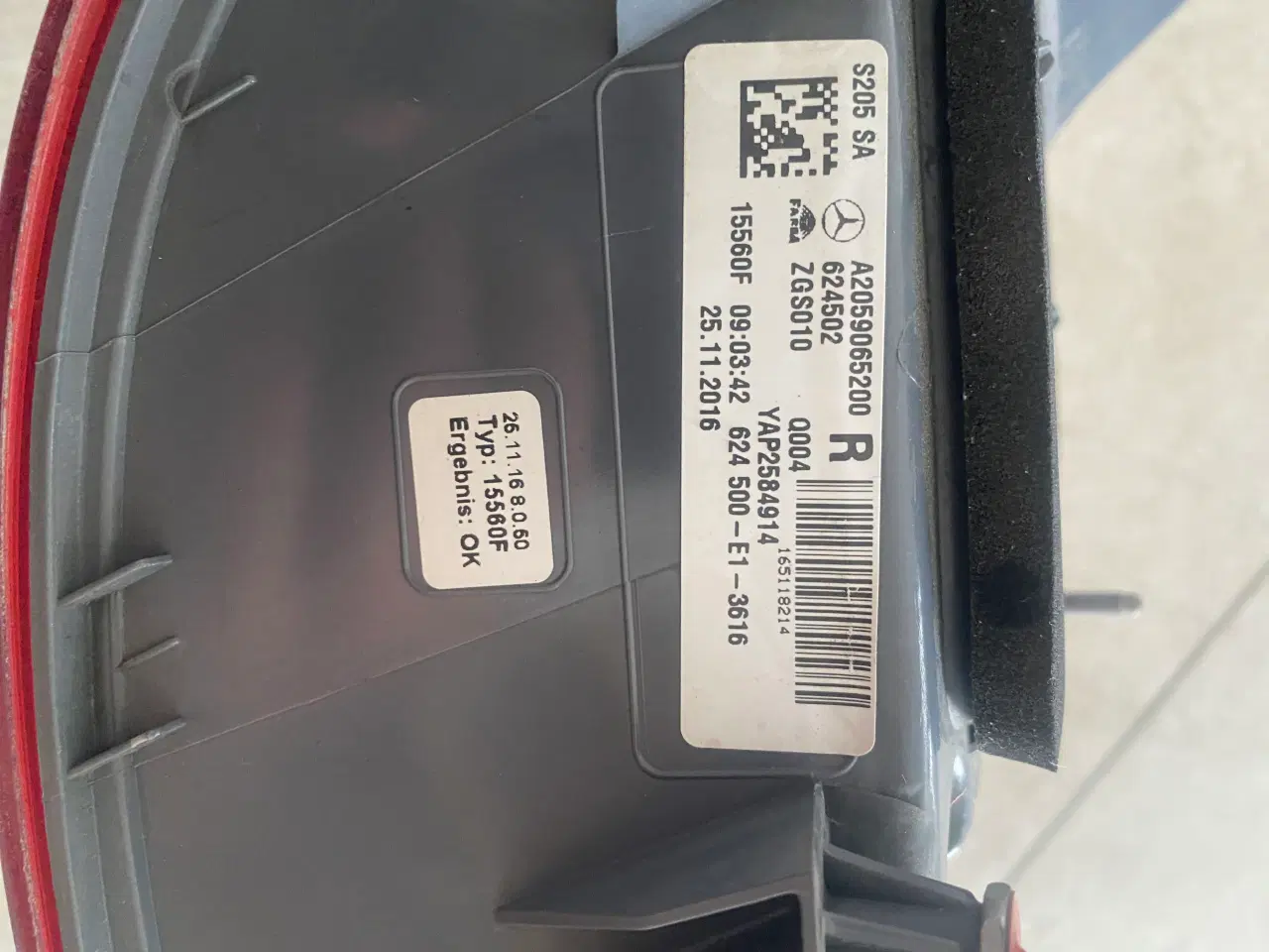 Billede 7 - Orginale S205 Mercedes baglygte med Led