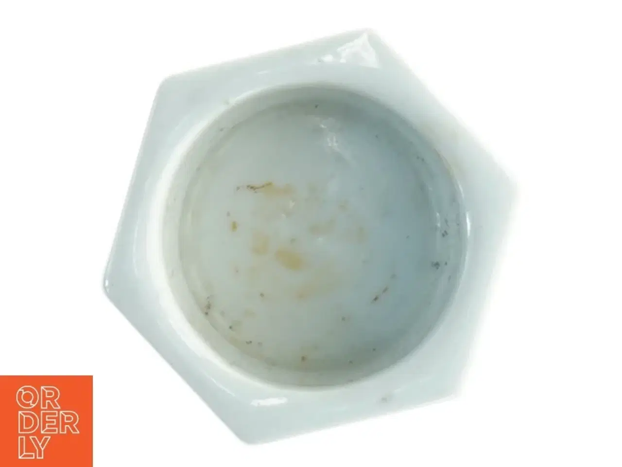 Billede 5 - Dekorativt keramiklysestage (str. 5 x 5,5 cm)
