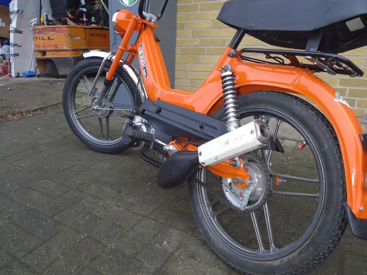 Billede 3 - Knallert, PUCK Maxi S, Orange metal MOMSFRI