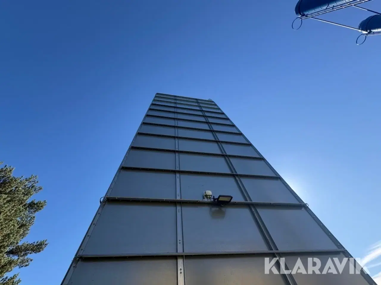 Billede 12 - Udendørssilo BM 300 galvaniseret med fyldebeholder og vægt MU-300