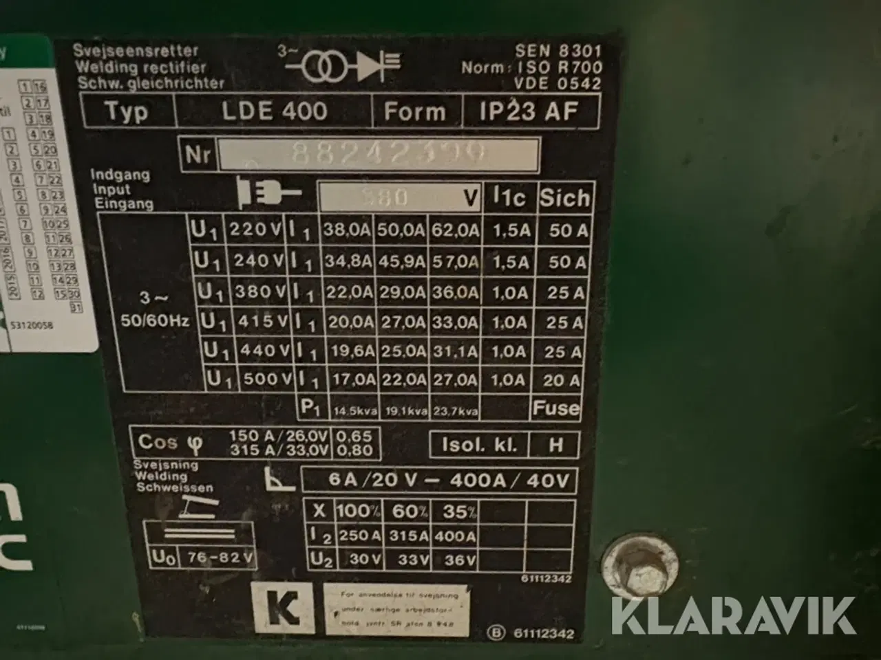 Billede 6 - Svejsemaskine Migatronic LDE 400