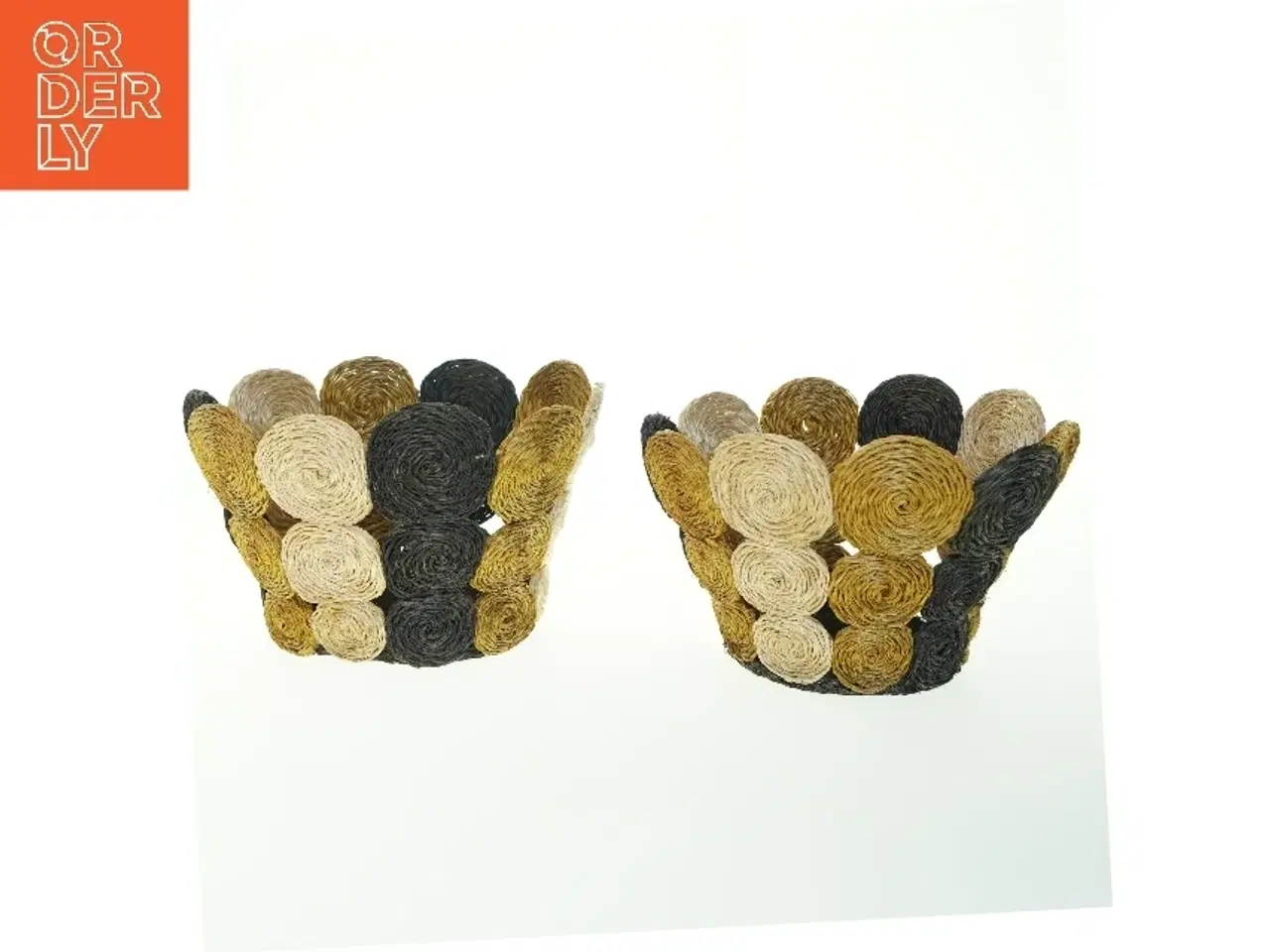 Billede 1 - Flettede kurve (str. 25x17 og 21x15 cm)