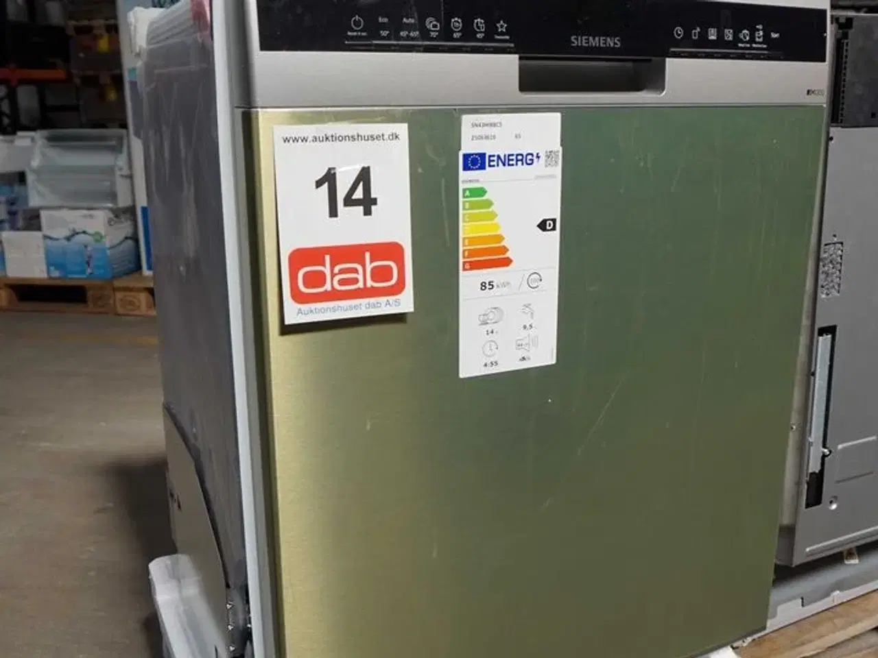 Billede 4 - Siemens SN43HI88CS IQ300, Underbygningsopvaskemaskine
