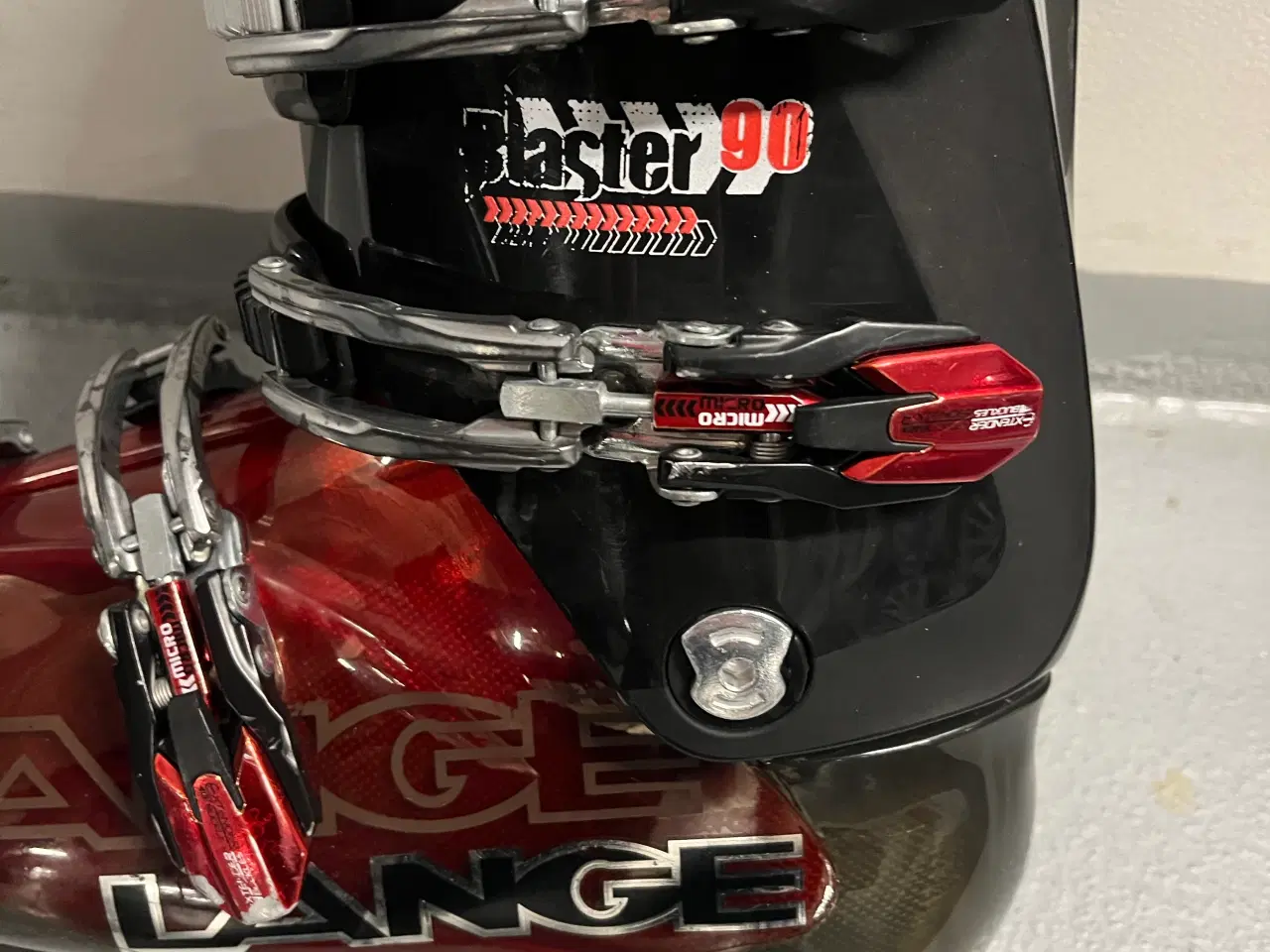 Billede 1 - Røde Lange slalomskistøvler 