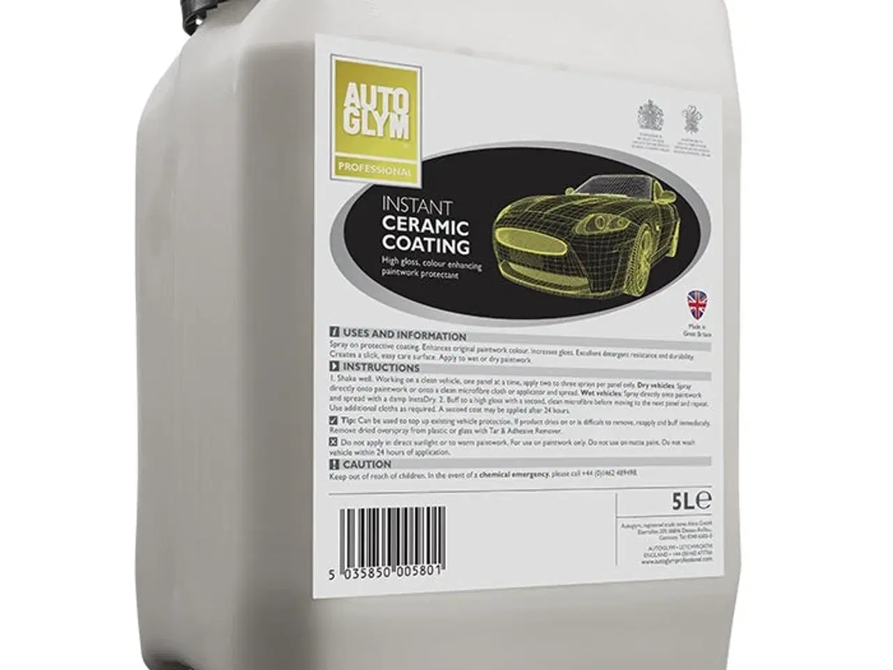 Billede 1 - Autoglym Instant Ceramic Coating 5L Keramisk coating