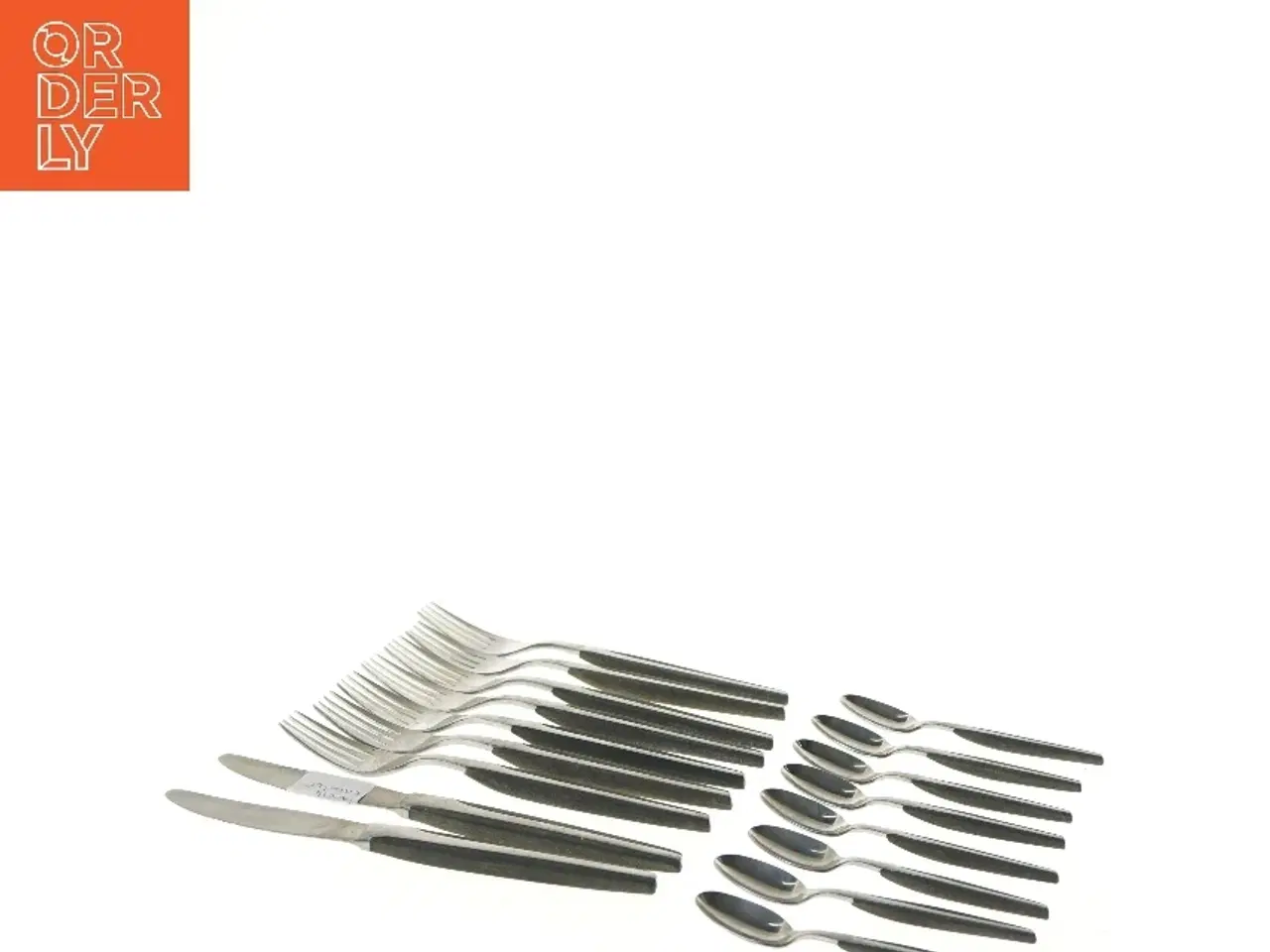 Billede 2 - Bestiksæt i rustfrit stål med knive, gafler og skeer fra Andy Auni (str. 21-12 cm)