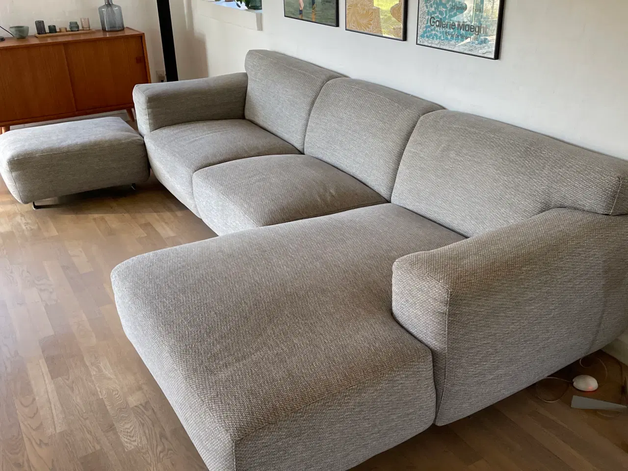 Billede 2 - 3,5 personers Sofa med chaiselong