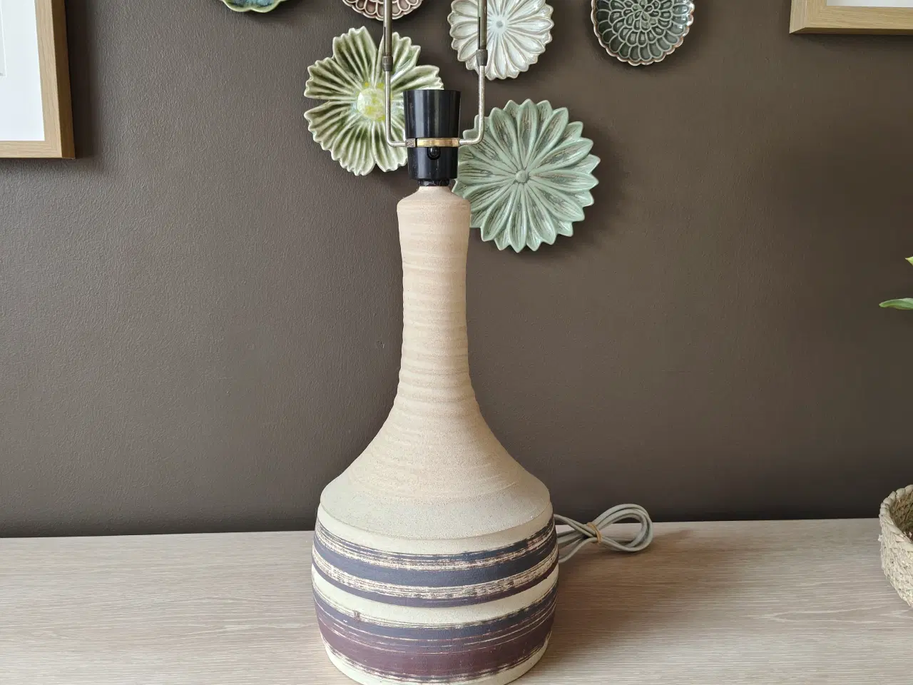 Billede 2 - Flot vintage keramik bordlampe