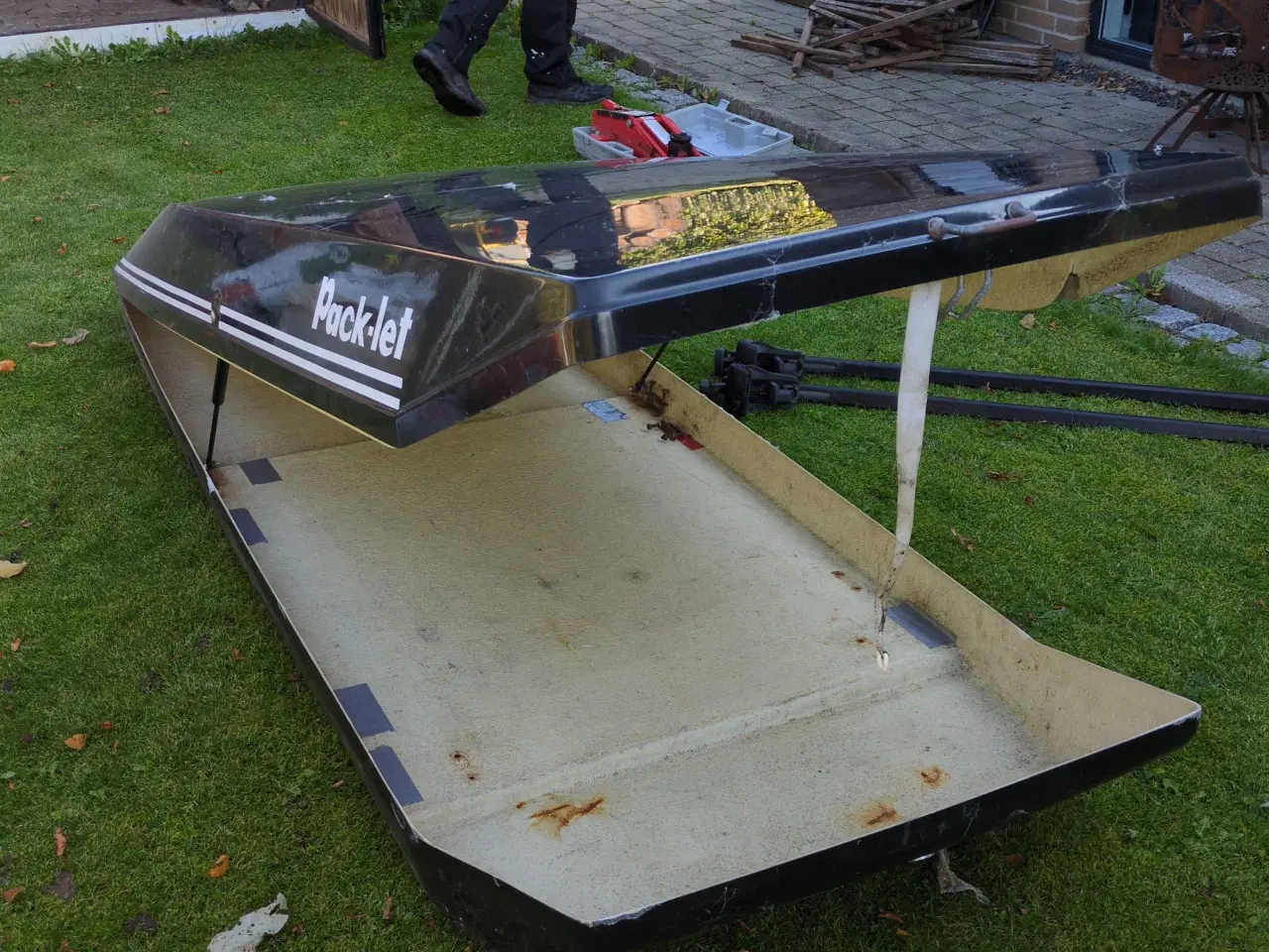 Billede 3 - Pack let skiboks + Thule tagbøjler