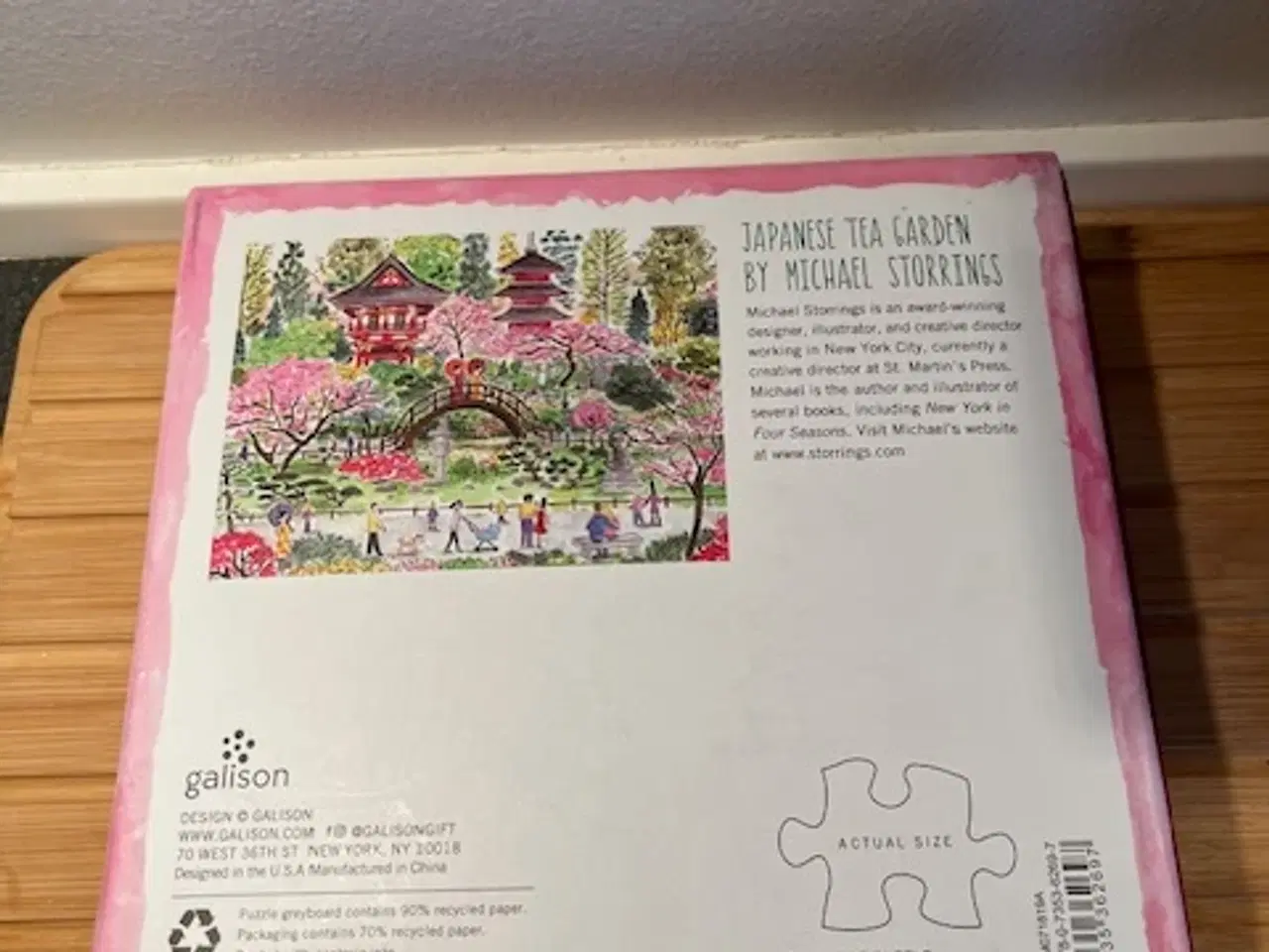 Billede 2 - Smukt Michael Storrings puslespil – Japansk Tehave