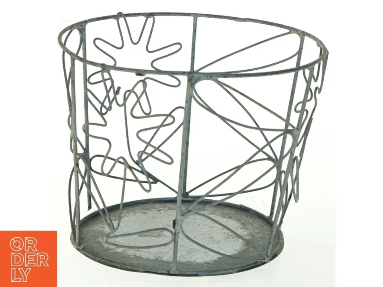 Billede 1 - Metal frugtkurv (str. 14,5x11 cm)