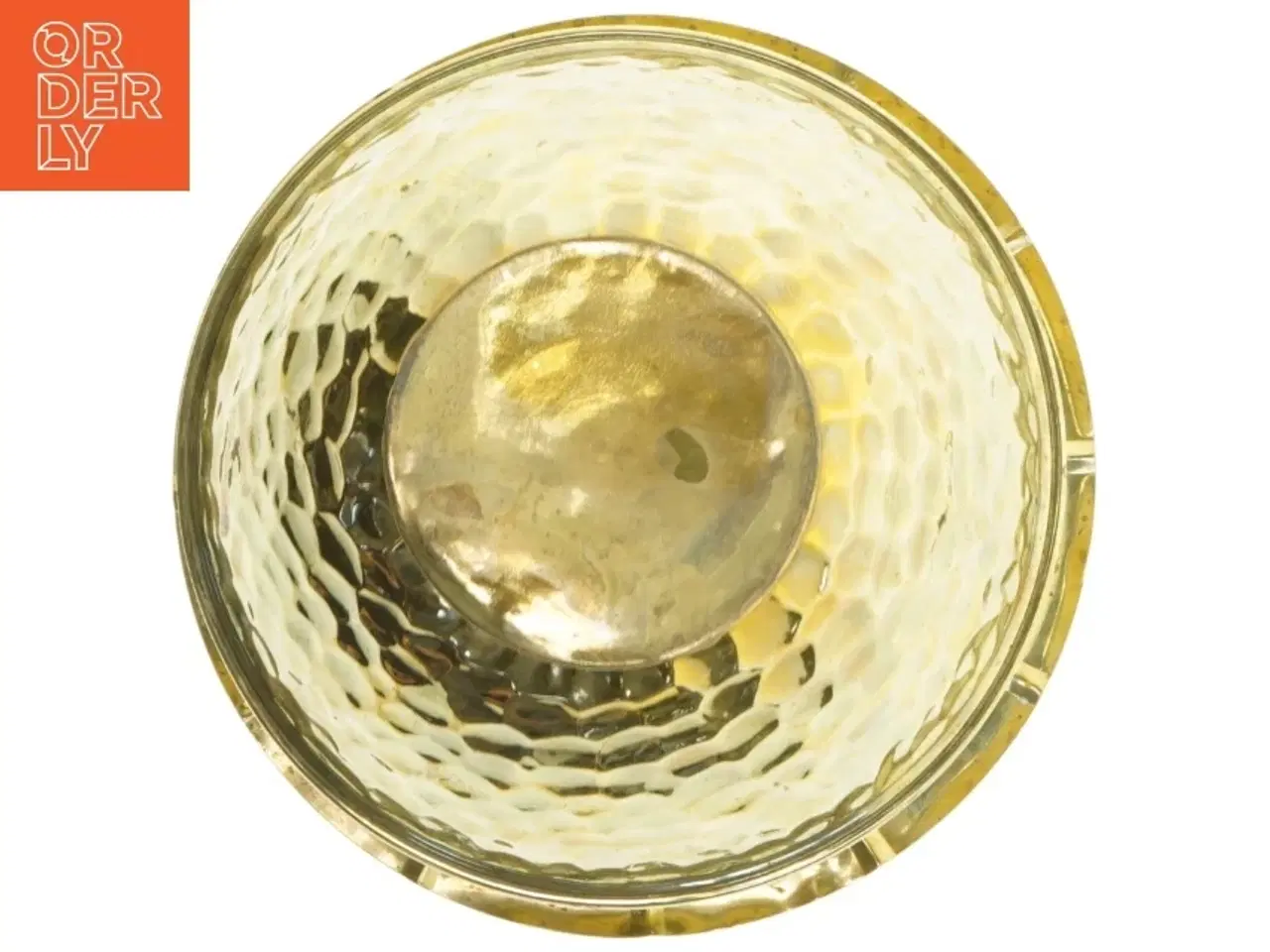 Billede 3 - Antik messingvase (str. Ø. 23,5 cm. længde. 17,5 cm)