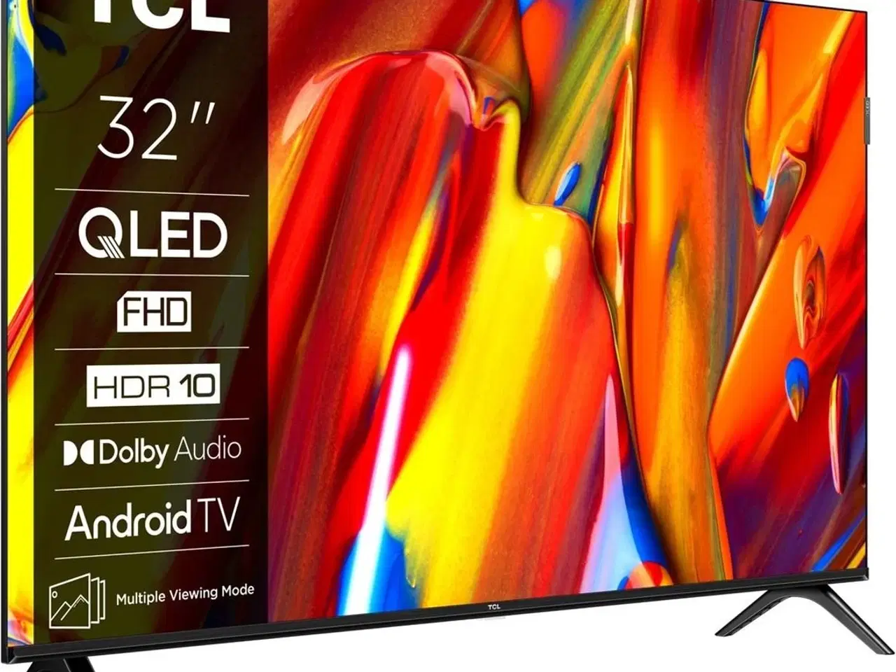 Billede 2 - Smart TV TCL 32" QLED Full HD Android TV (sort)