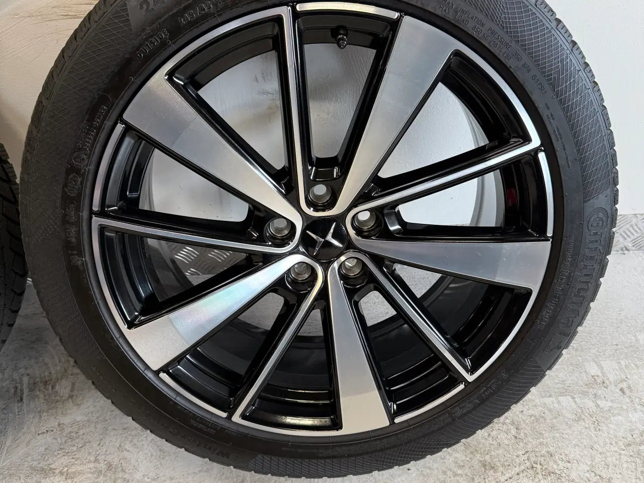 Billede 6 - Originale 19” polestar 2 fælge med vinterdæk