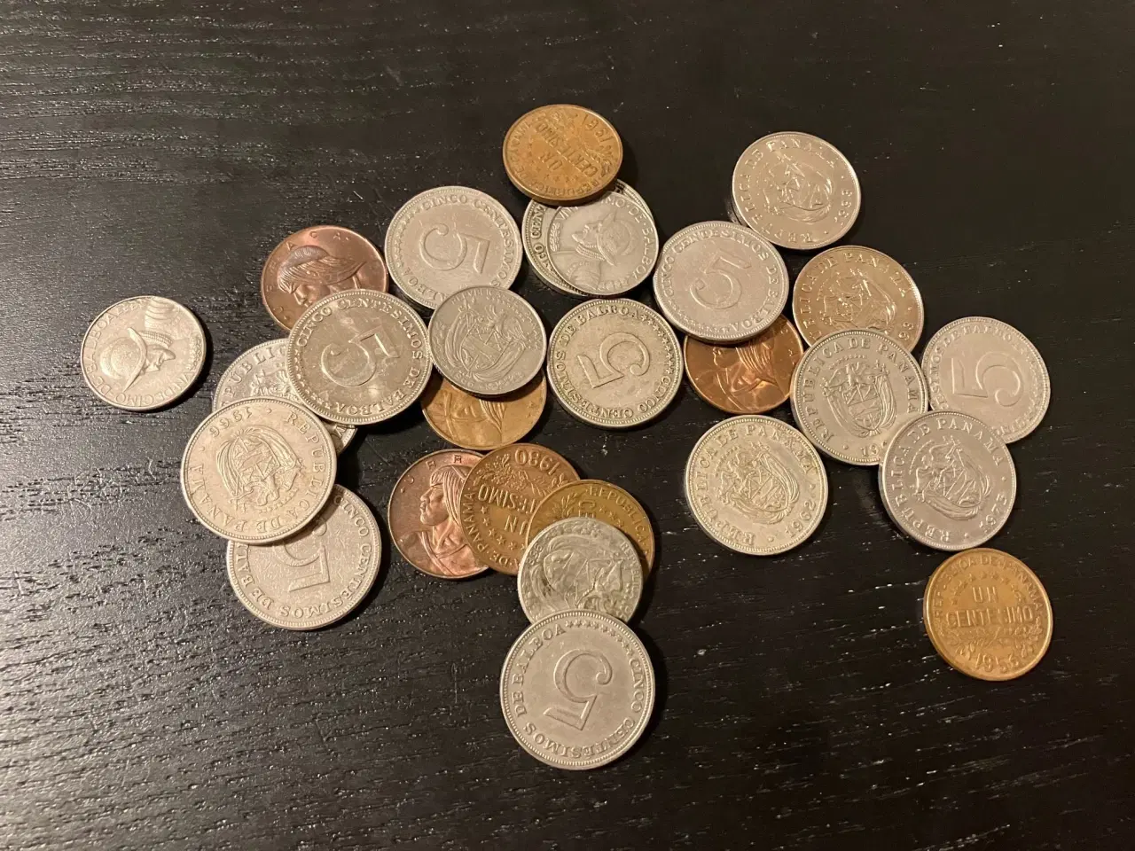 Billede 1 - 27 stk Panama mønter
