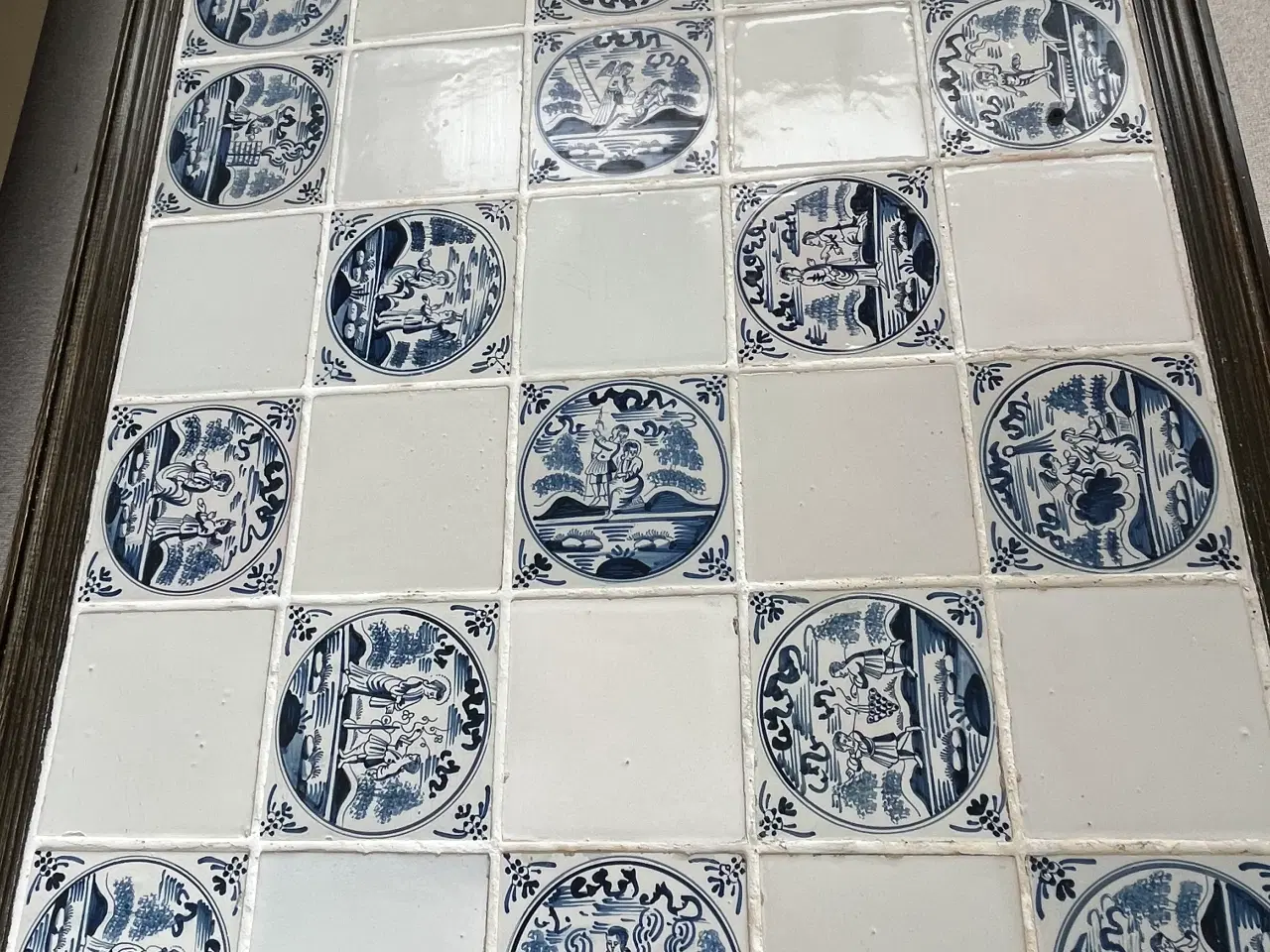 Billede 6 - Antik kakler i skræddersyet sofabord 