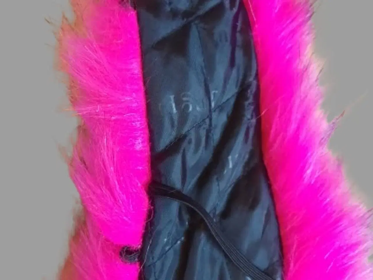 Billede 4 - kunstig pink pelskrave