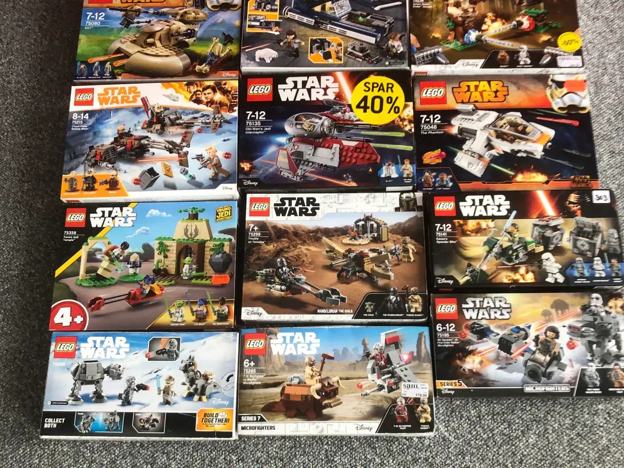 Billede 1 - 12 sæt Star Wars sæt