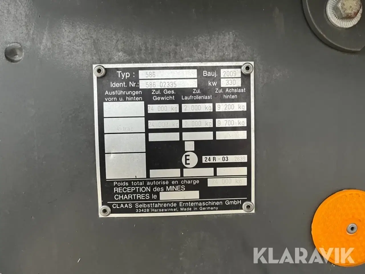 Billede 9 - Mejetærsker Claas Lexion 580 Terra Trac