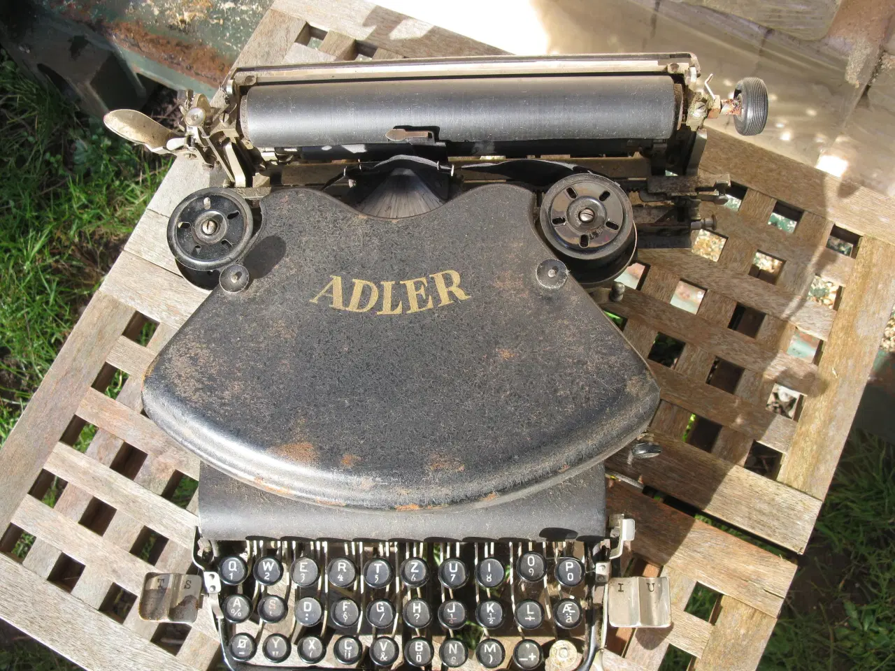 Billede 3 - ADLER skrivemaskine gammel
