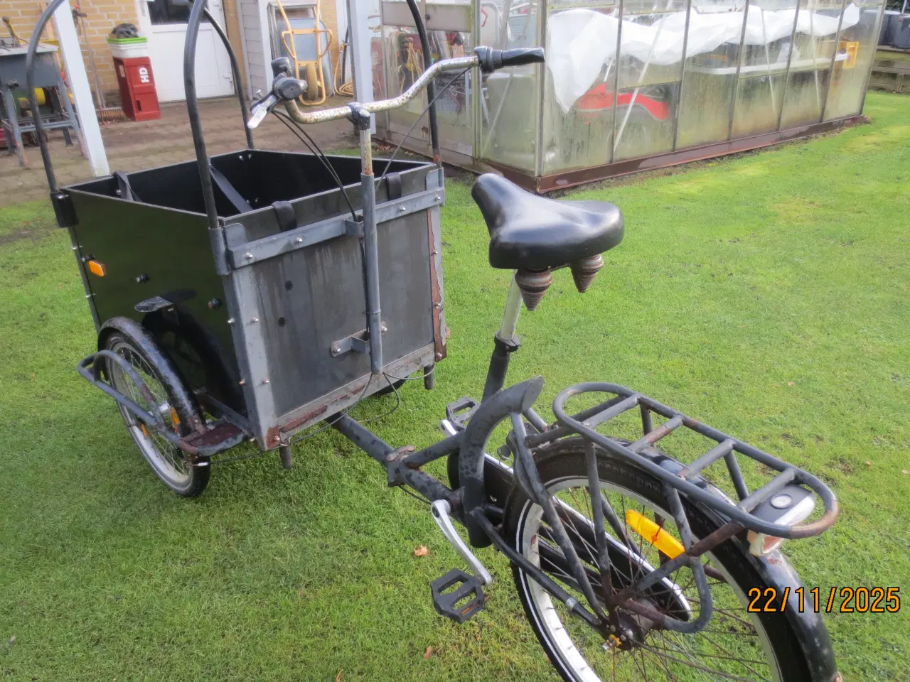 Billede 2 - 1 stk Ladcykel med 3 gear 