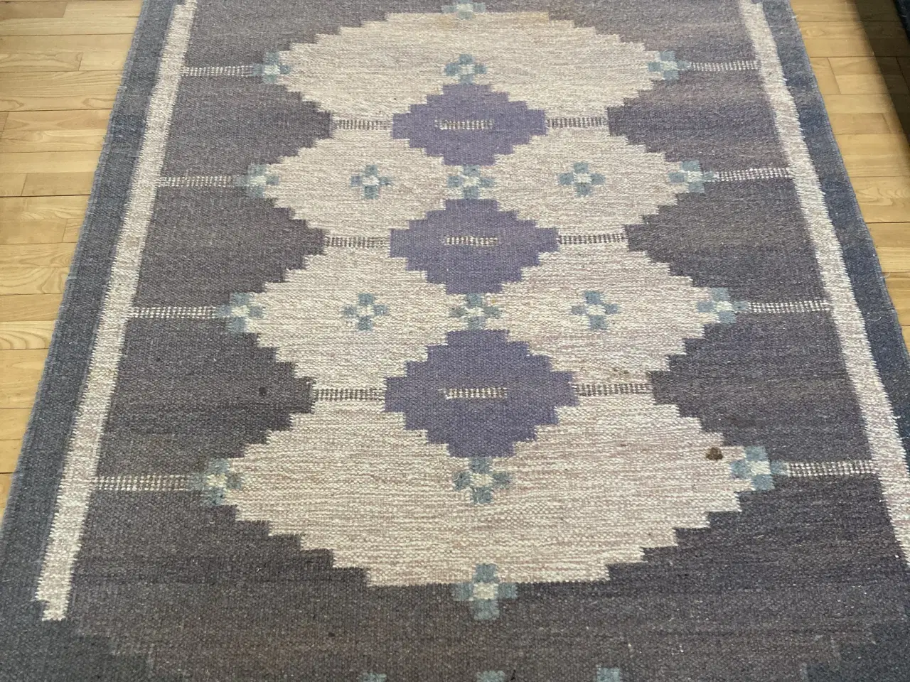 Billede 3 - Vævet uldtæppe 