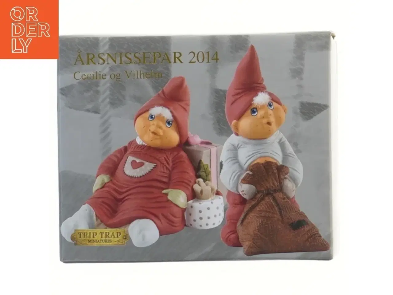 Billede 1 - Årsnissepar 2014 fra Trip Trap (str. 14 cm)