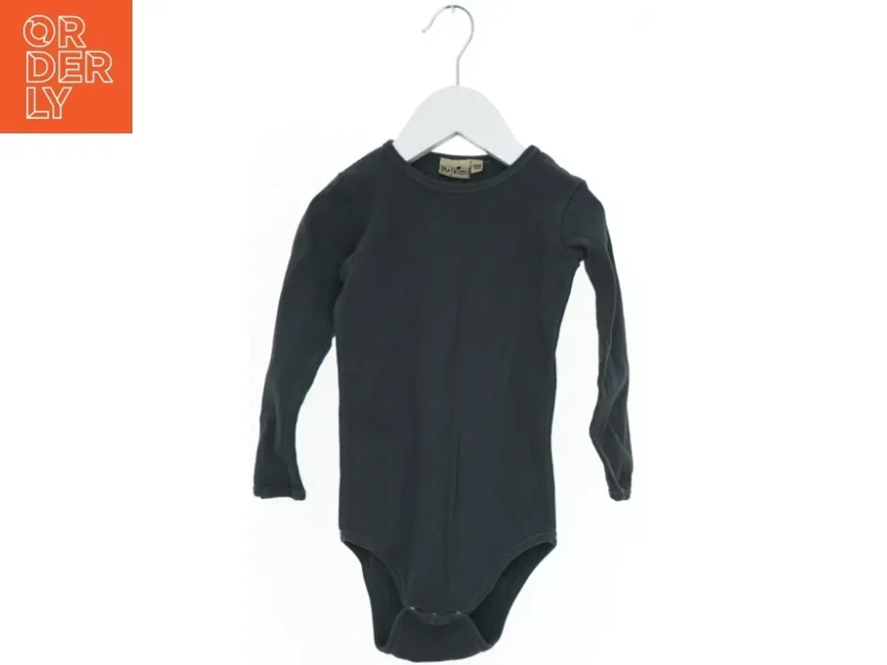 Billede 1 - Mørkegrå langærmet body fra Be Kids (str. 104)