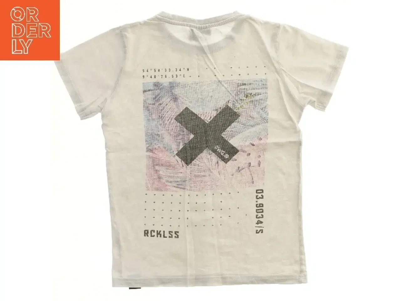 Billede 1 - T-shirt med tryk fra DWG (str. 140)